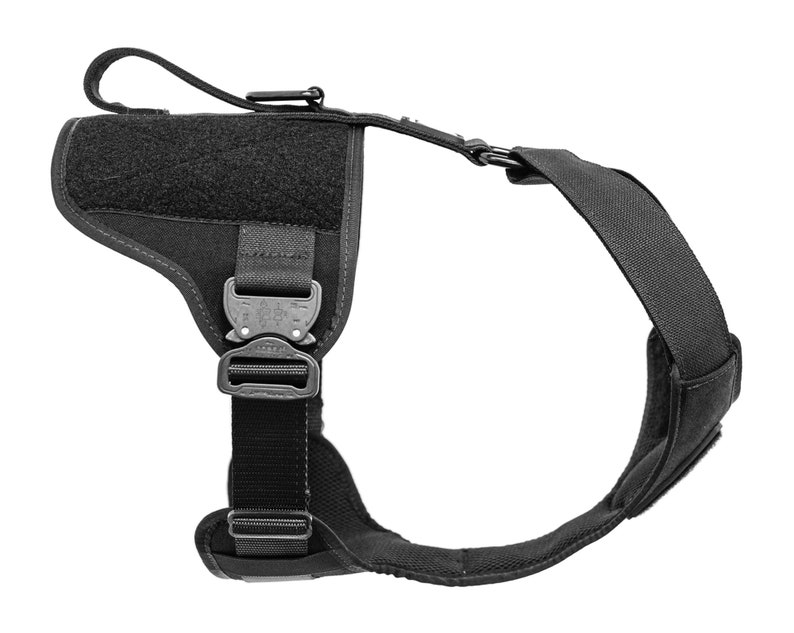 Extreme Tactical K9 Harness with Metal Buckles
